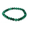 Trade Insurance Natural Stone High Grade 4/6/8/10/12MM Natural Light Malachite Bracelet