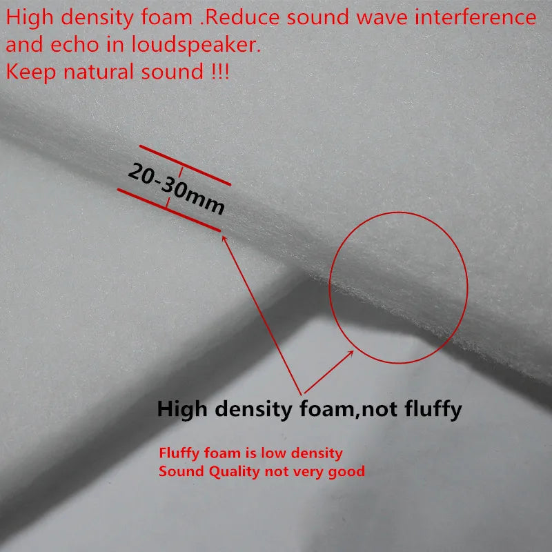 DJ Speaker Cabinet Accessories Subwoofer Acoustic Foam For Woofer Home Theater Professional Audio Line Array