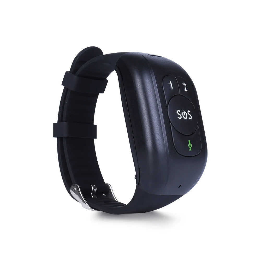 4G LTE Mini GPS Smart Watch Bracelet Waterproof Portable Tracker Elderly Pets Vehicles Real Time Tracking SOS Alarm Clock