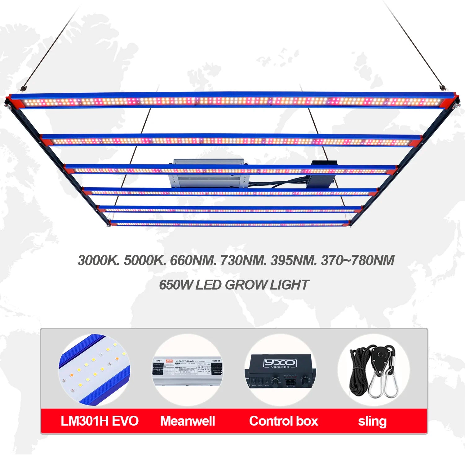 YXO Yuxinou EU BR Stock Phytolamp 800w 1000w Led Growlights Veg Full Spectrum Led Grow Light Lm301h Evo Lm282b 240w Grow Light