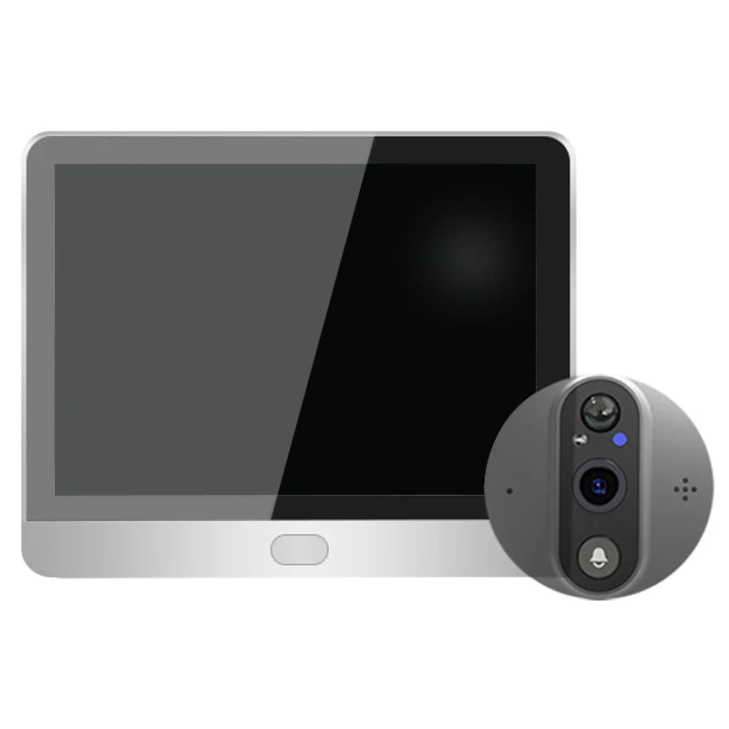 Mini Smart Life App 3MP 140° Wide View Angle 2.4Ghz Wifi Magic Door Peephole Eye Camera Digital Door Viewer Doorbell