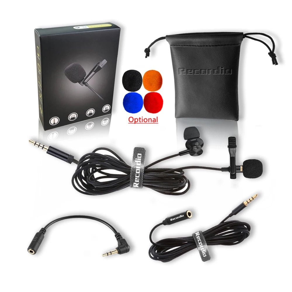 GAM-140 Professional Microfono Solapa Lapel Microphone Clip Microphone Lavalier With CE Certificate