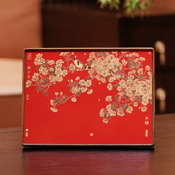 Flowers and Birds Retro Office Home Living Room Tabletop Showpiece, Suitable for Elderly Home Birthday Gift, Used for Room Decor