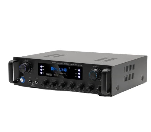 Good AV-628BT Metal Receiver Karaoke Machine Professional Smart Hi Fi Home Cinema Home Audio Accessories Home Amplifier for TV