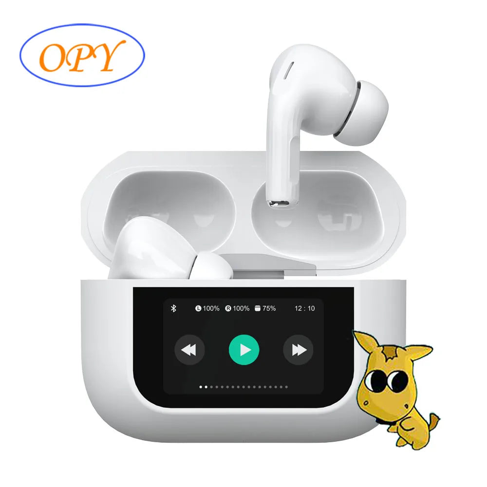 H8 H7 Wireless Gold Connected T93 Smart Watch Earbuds with Digital Display In-Ear Design for V5.4 ANC JL Chipset