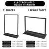 Practical Metal Desktop Menu Display Poster Board Business Card Stand for Store Office Table Decoration Accessory