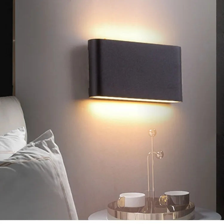 IP65 Waterproof LED Wall Light Both Sides Outdoor Lamp with Warm Light for Living Room