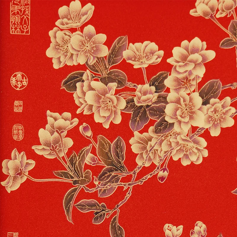 Flowers and Birds Retro Office Home Living Room Tabletop Showpiece, Suitable for Elderly Home Birthday Gift, Used for Room Decor