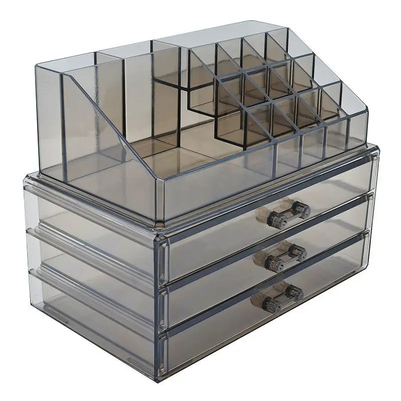 Cosmetics Beauty Supplies Acrylic Makeup Box Lipstick Jewelry Hair Accessories Makeup Brush Organizer Storage with Drawers