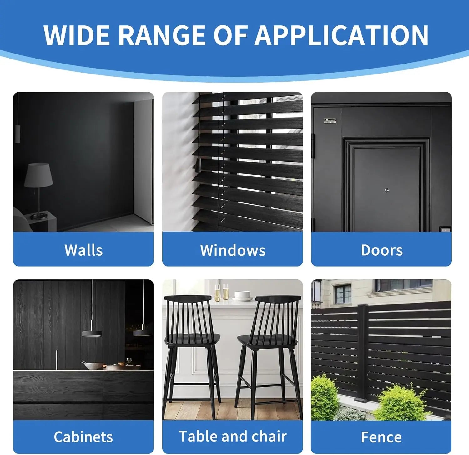 Black High Gloss Touch Paint Pen for Multi Surface Repainting Includes Wall Appliance Maintenance Washing Machine Microwave Oven