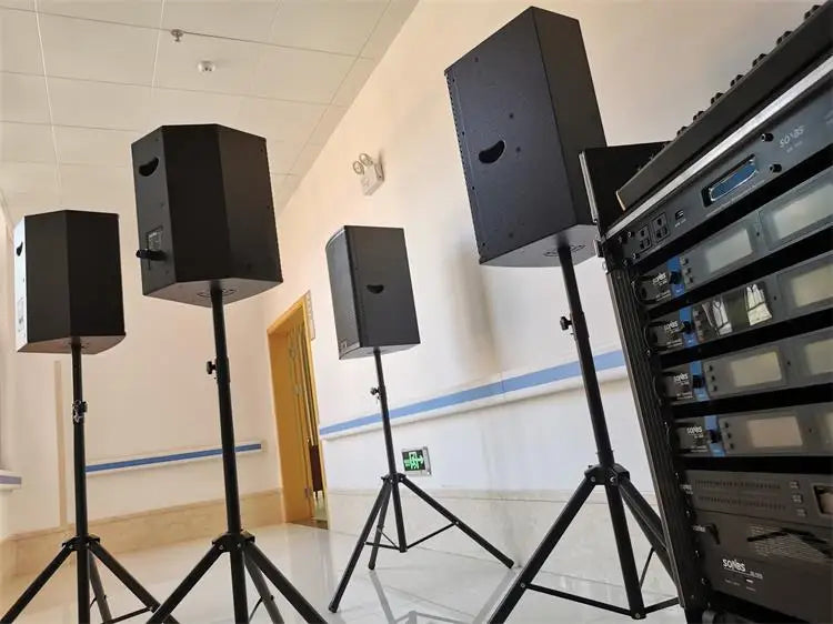 Active Passive PA Speaker System Super Thin 8ohm Wireless Wall Mount Sound Box AC Power Supply for Stage Conference Karaoke Sets
