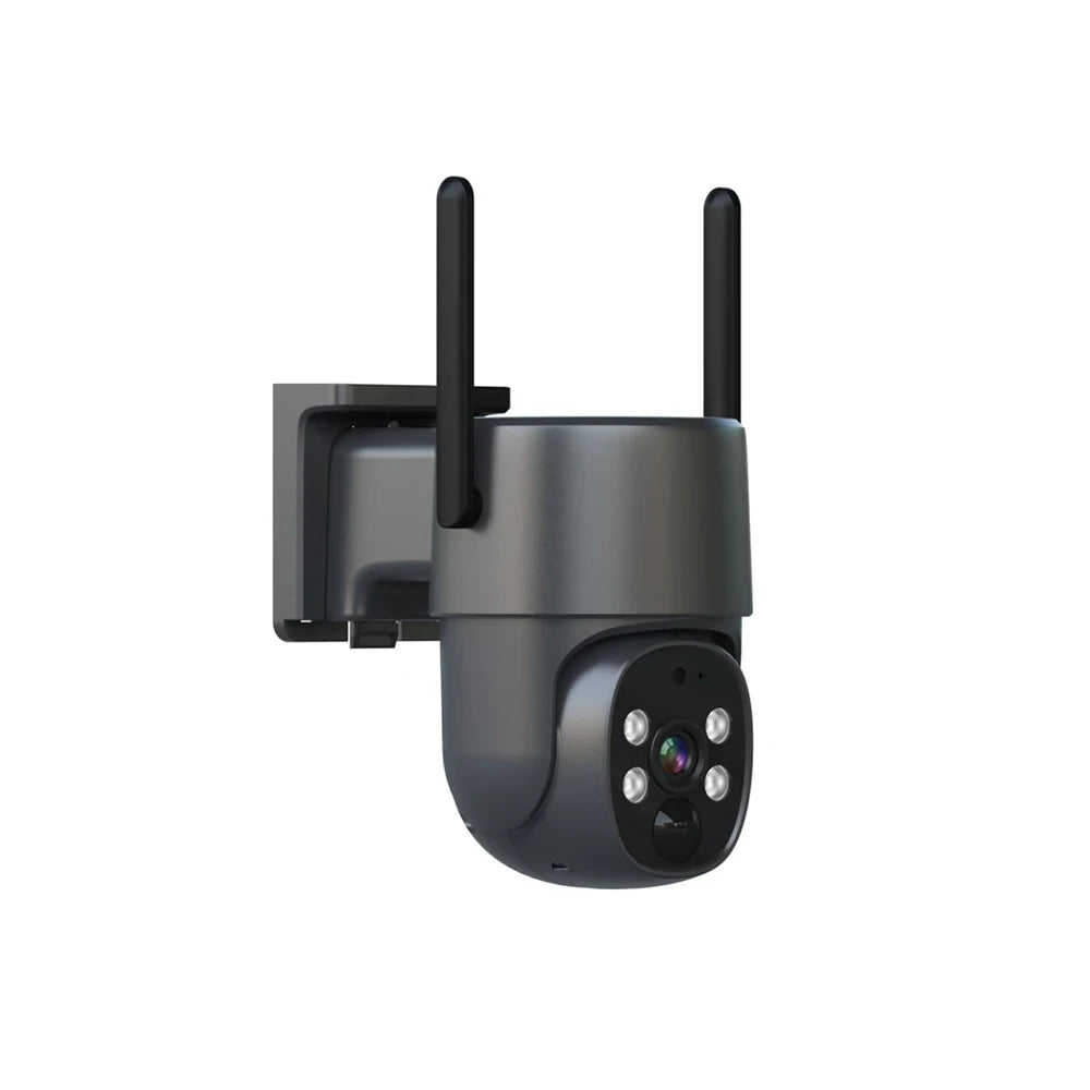 High Quality 4MP Wireless Ip Security Cctv Ptz Dome Camera PIR Human Detection Alarm 4G Sim Card Solar CCTV Camera