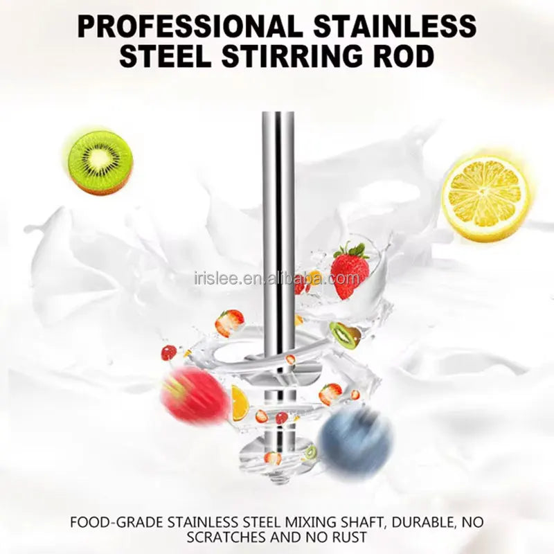 Milkshake Machine Stainless Multifunction Steel Soft Ice Cream Maker Blender Cocktail Drink Mixer