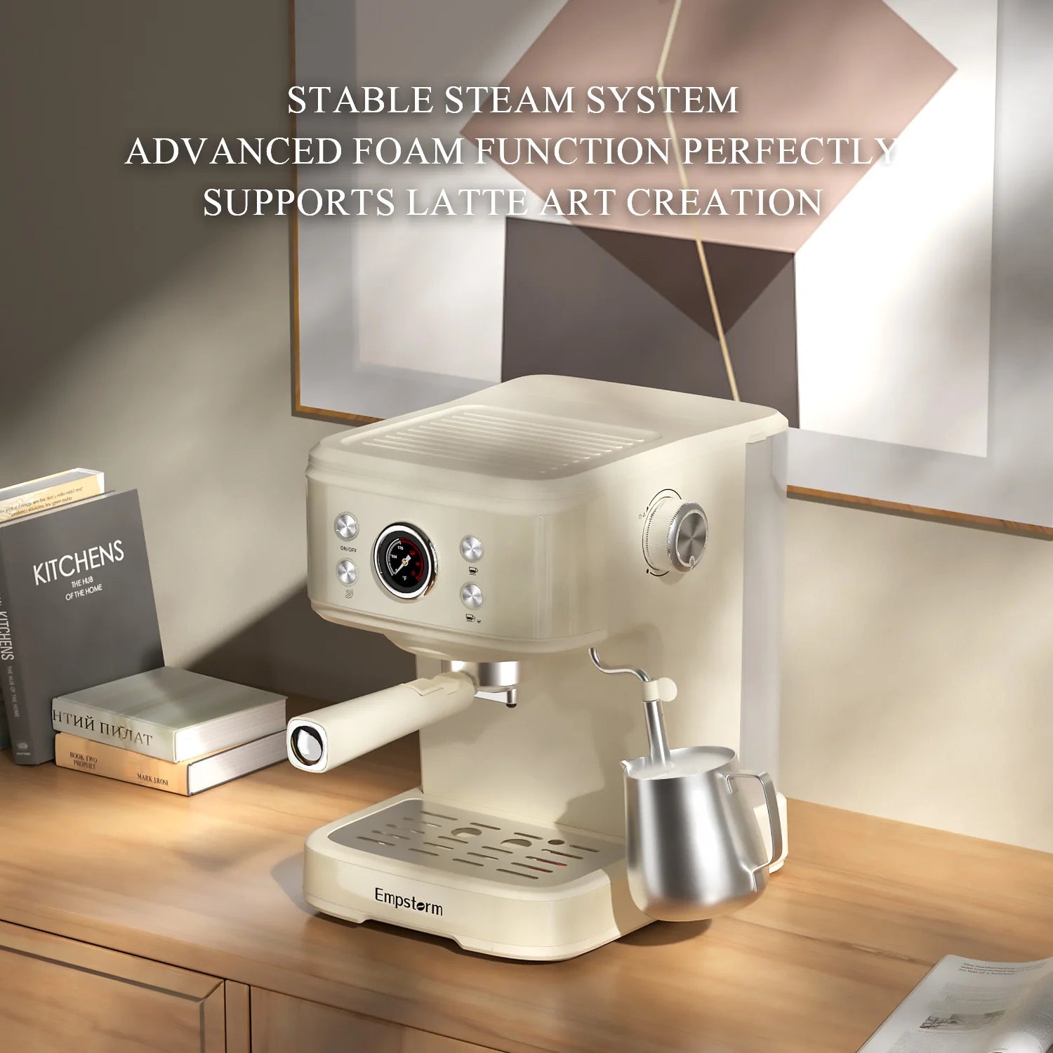 Empstorm 2024 Popular Design Commercial Professional Home Appliances Nespresso Capsule Coffee Makers Machine for Sale Now