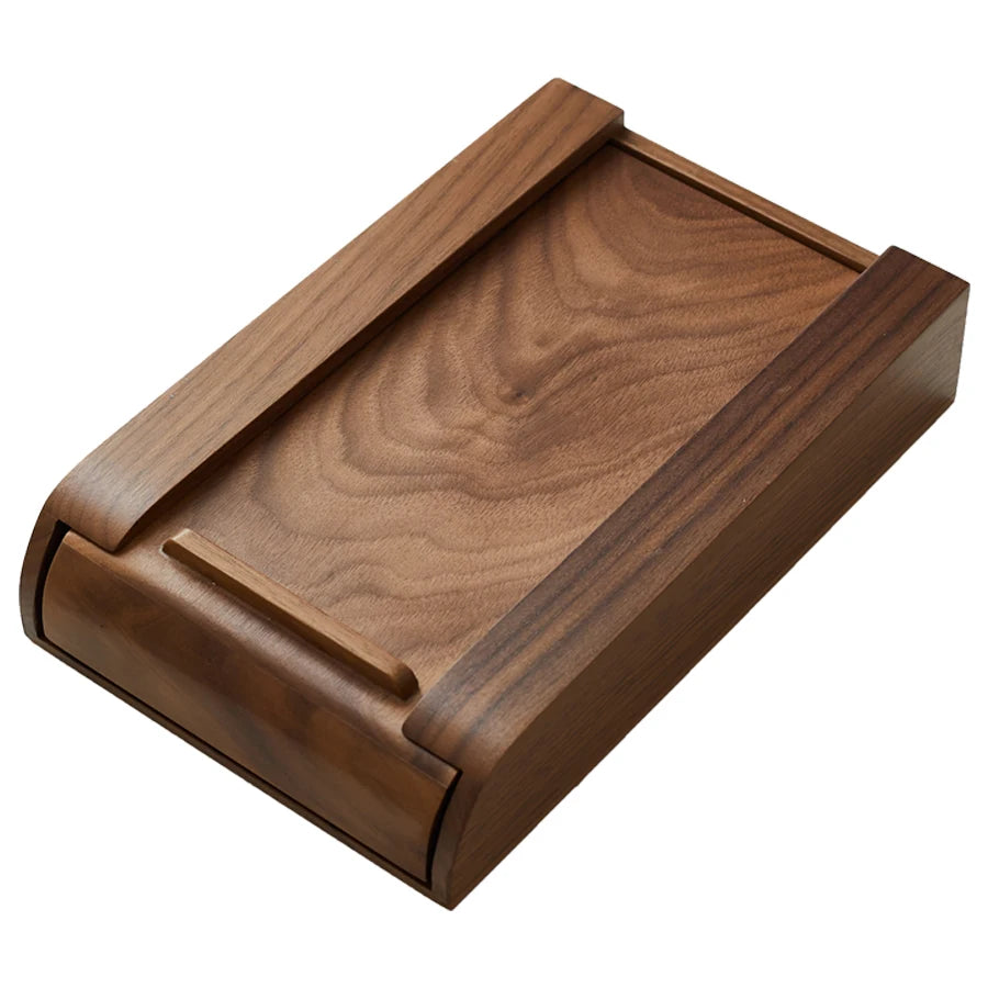 Multifunctional Wooden Single Tier Under Table Drawer Organizer for Office School Home Desks with Tableware Storage
