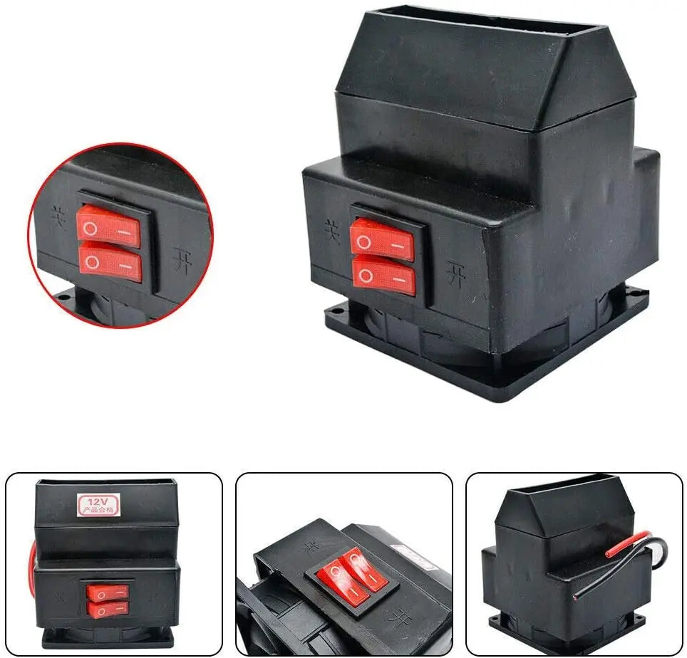 12V/24V Car Vehicle Heating Heater Hot Fan Driving Defroster Demister For Vehicle Portable Temperature Control Device