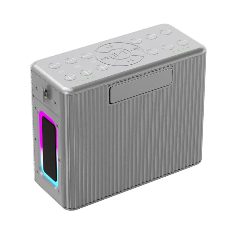 Professional Karaoke Bluetooth Speaker with Microphone Powerful Portable PA System with Subwoofer for Outdoor Party and Home Use