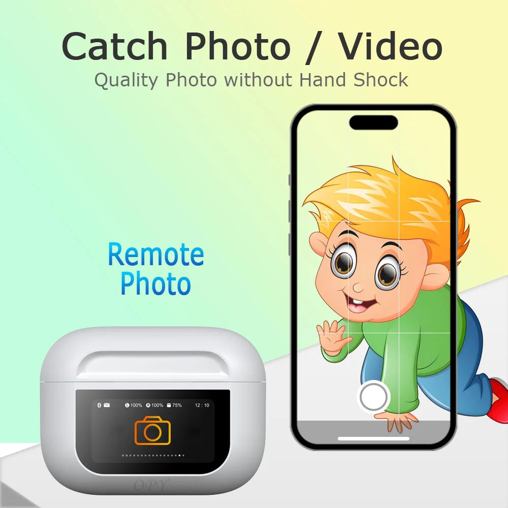 Fitness Smart Watches Female Listen Faster F9 In-Ear Wireless Earphones Waterproof Function JL Chipset Digital Display Battery