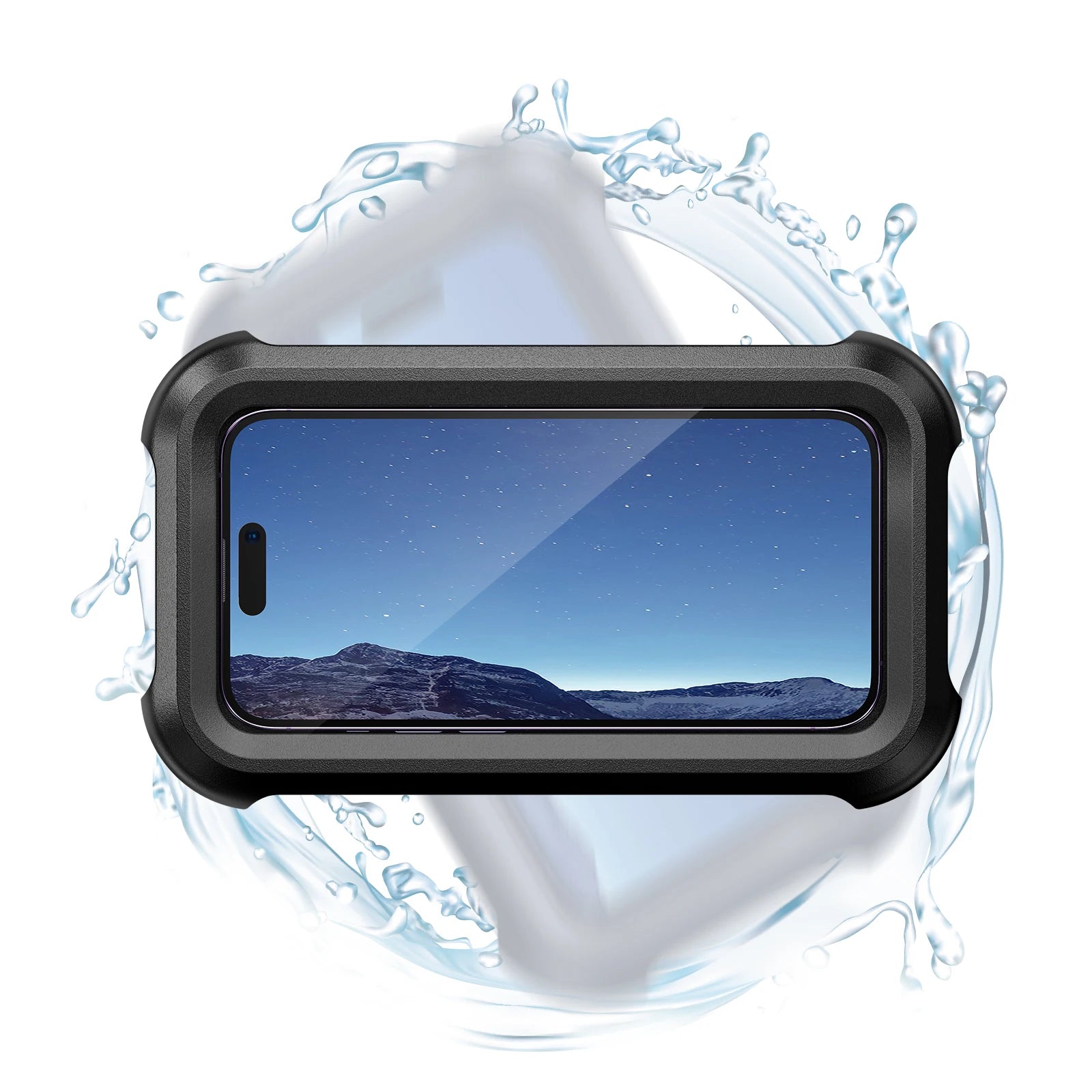 Lamicall STRY01 Extendable Arm Waterproof Cell Phone Holder for Shower Wall 480 Swivel Case Box HD Screen Protector 7Inch Device