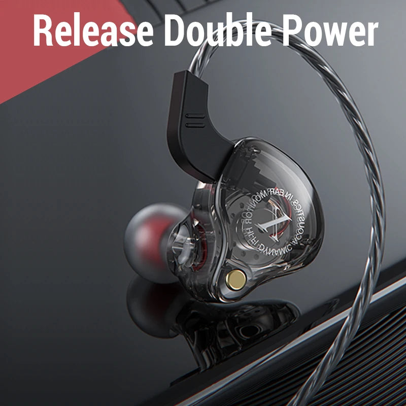 Hifi Wired Earphone Bass Headphones Noise Reduction Sport Earphones 3.5mm Wired Gaming Headset for Redmi Note 8 Umidigi A5  Pro