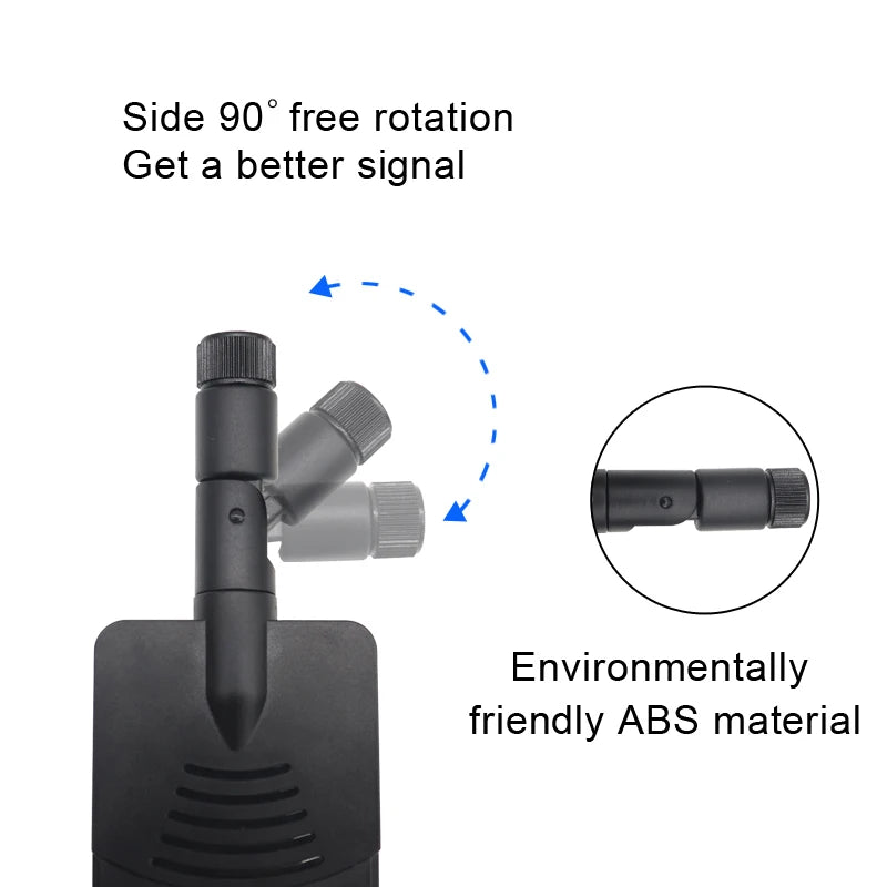 2-piece set, 5G 4G SMA external antenna, suitable for modems, routers, 40dBi folding signal amplifiers, wide range 600~6000Mhz