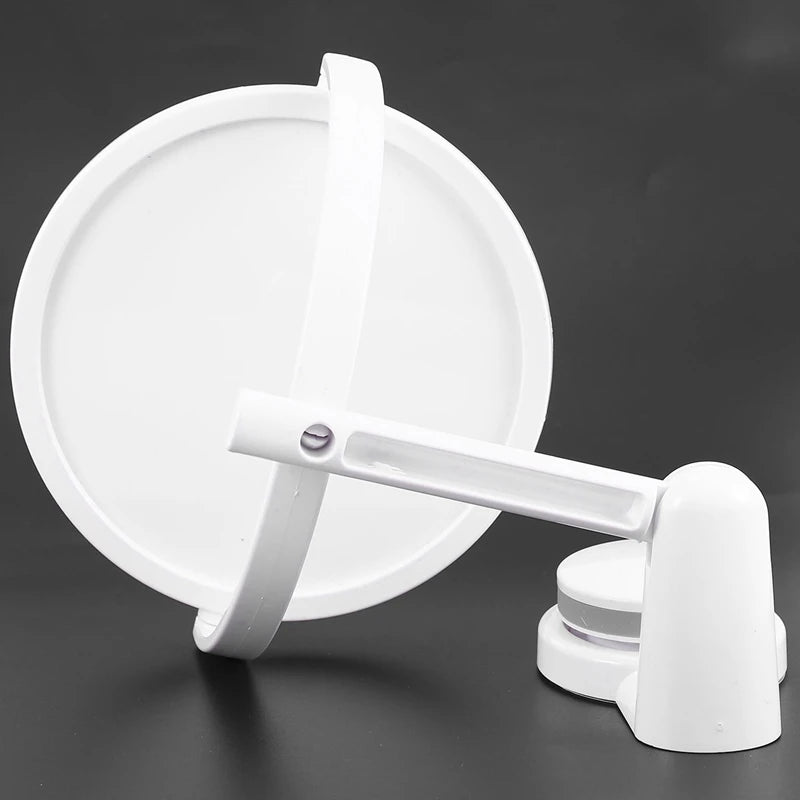 HD Plane Mirror Magnified Makeup Shaving Vanity Mirror Bathroom Wall Mounted 360 Degree Rotating Mirror  Mirror Wall  Mirrors