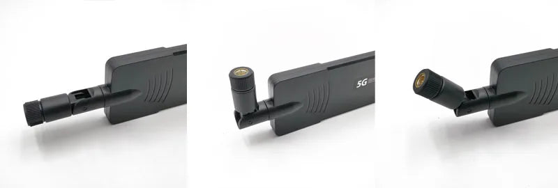 2-piece set, 5G 4G SMA external antenna, suitable for modems, routers, 40dBi folding signal amplifiers, wide range 600~6000Mhz