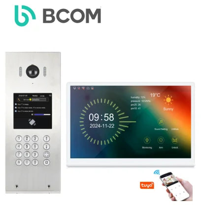 Video Intercom System for Multi Apartment Building Intercom System Tuya Smart Video Door Phone Doorbell