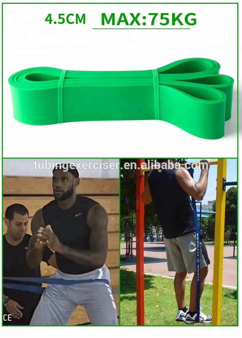 50-125lbs Green Amyup Resistance Band Pull up Assistance Bands Resistance Exercise Stretch Fitness Bands Stretching Power Lift