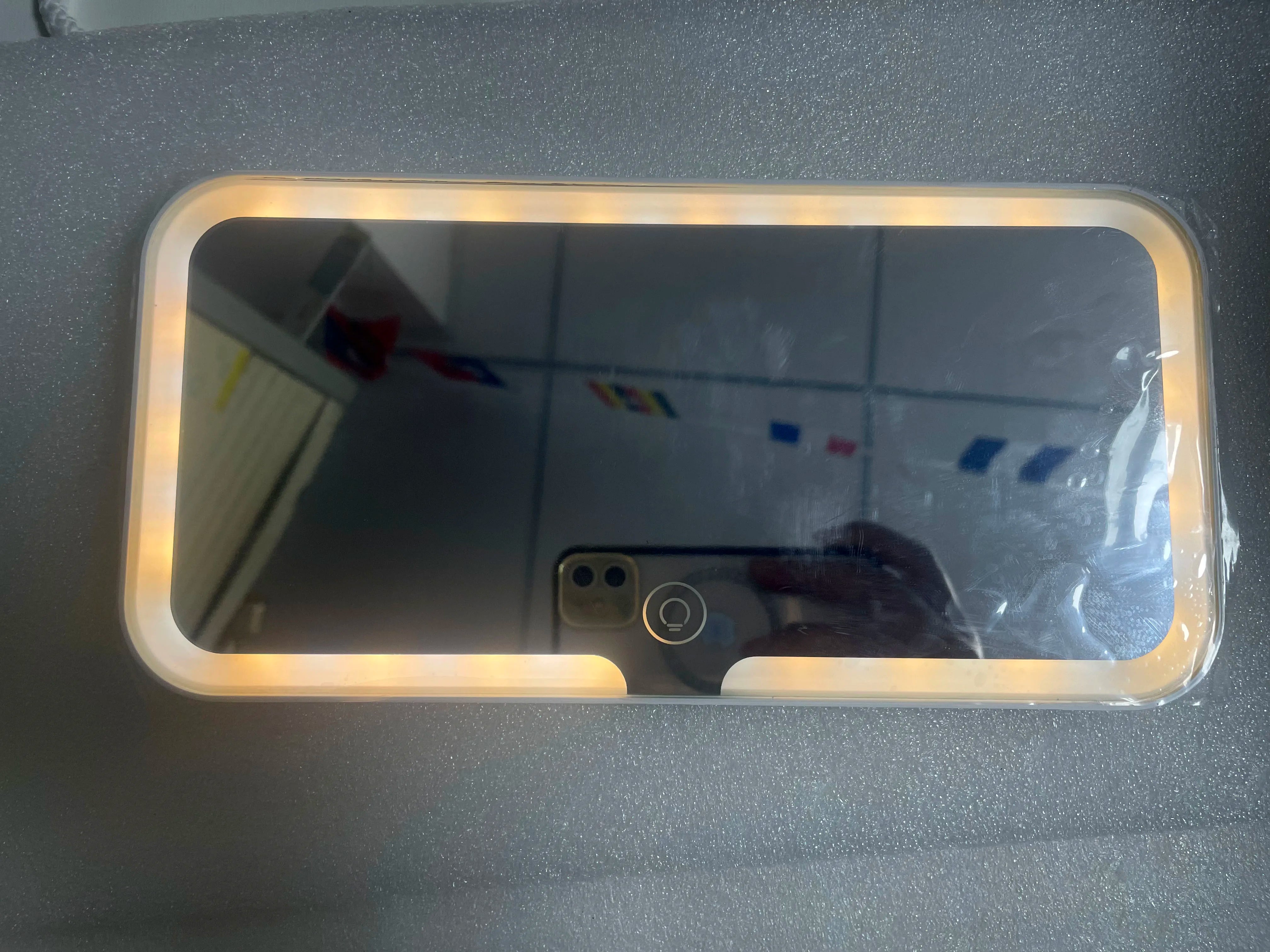 New Design Maquillaje Espejo Universal Car Sun Visor Vanity Mirror with Lights Auto Car Makeup Mirror Beauty Tools