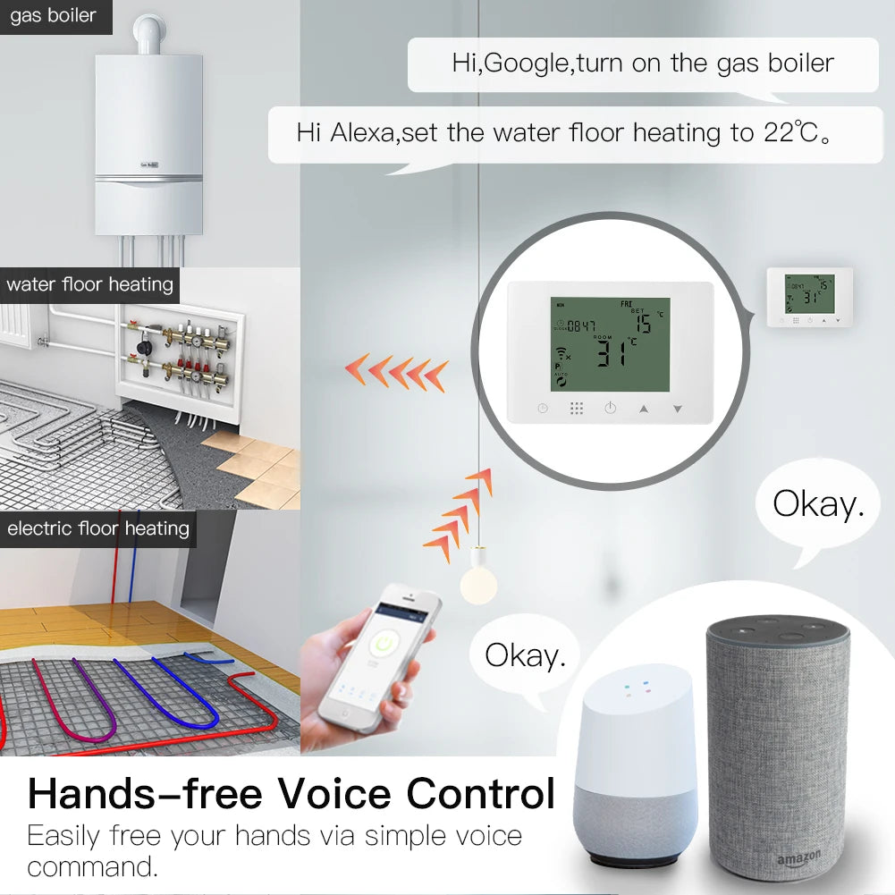 Wireless Temperature Sensor Add on for Smart Radiator Thermostats Easy DIY Installation