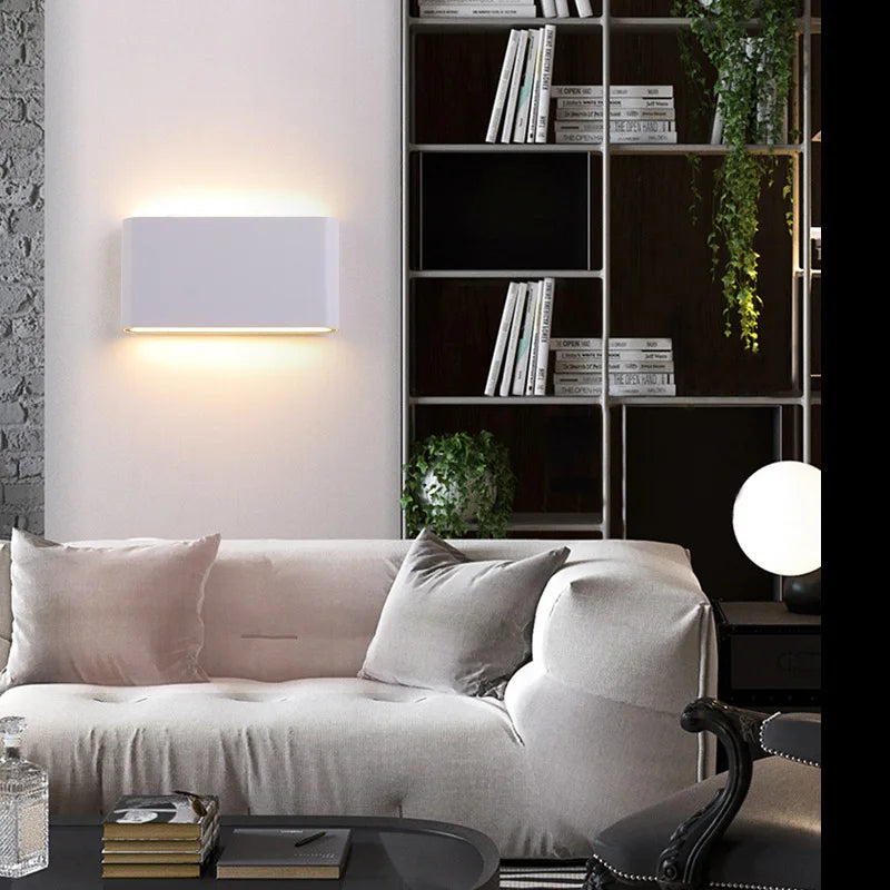 IP65 Waterproof LED Wall Light Both Sides Outdoor Lamp with Warm Light for Living Room