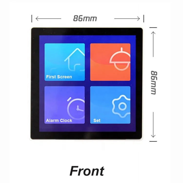 WT32S3-86S 86mm Box Screen Monitors IPS 4inch square Smart Displays 3.95 Inch Lcd ESP32 Touch Display Screen with Display Module