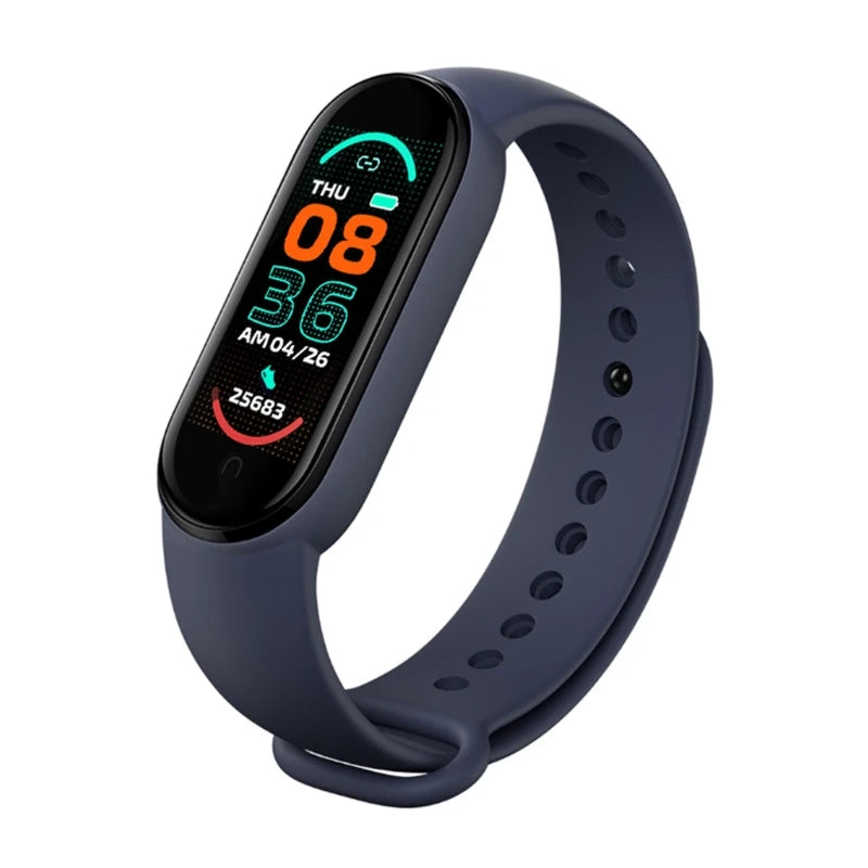 2022 Customized M6 Smart Strap Waterproof Sports Fitness Tracker Wrist M6 Bracelet Wearable Device Wristband Smart Watch