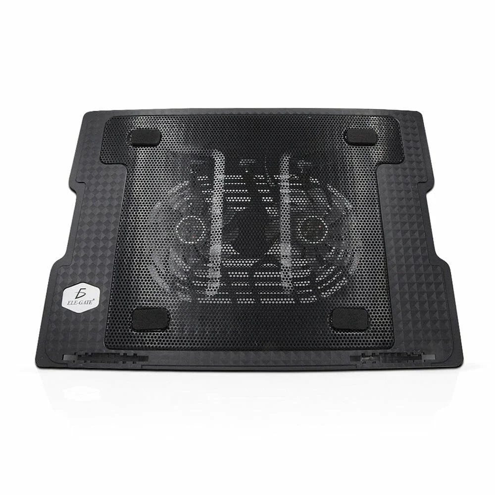 GDL Multifunctional Plastic Cooling Base for Laptop 2 Fans and Adjustable Position Laptop Stands Clear.CR26