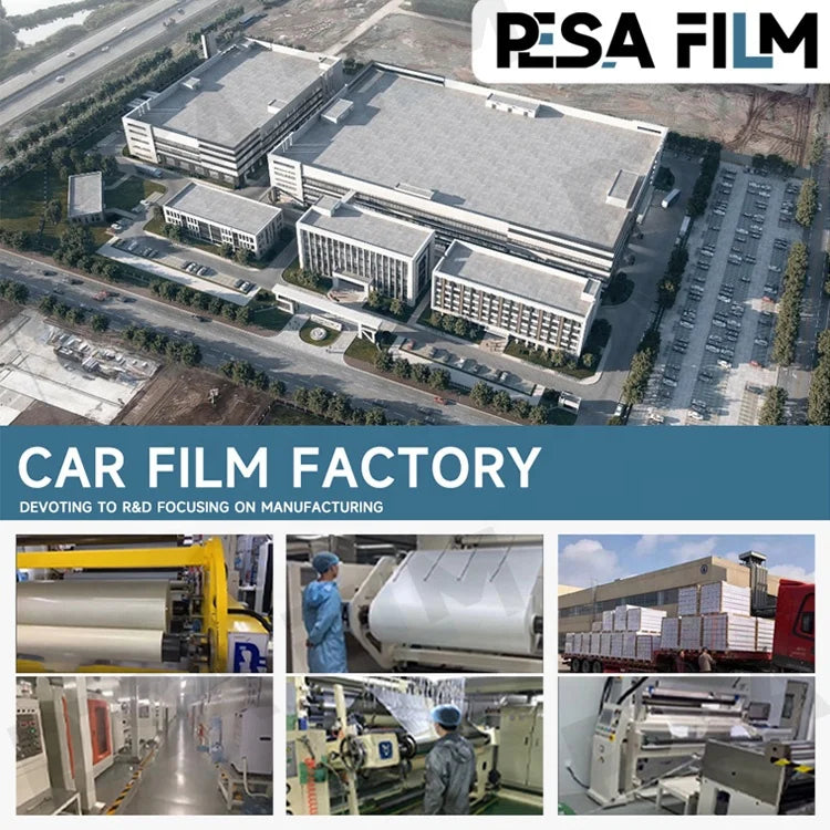 PESA Color Red Polyester Waterproof Electrochromic Tph Tpu Ppf Film Tint