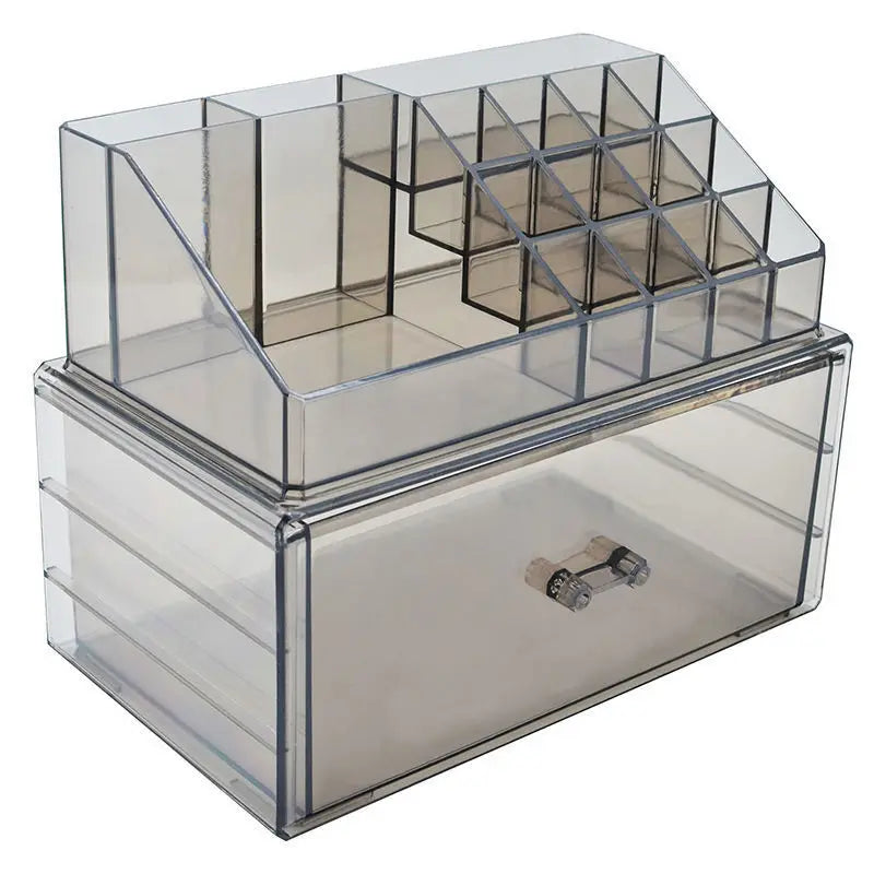 Cosmetics Beauty Supplies Acrylic Makeup Box Lipstick Jewelry Hair Accessories Makeup Brush Organizer Storage with Drawers