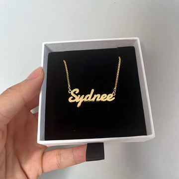 Wholesale Custom NAME Jewelry Pvd Plated CE Testing No Fade Stainless Steel Necklace for Women Kid Gifts