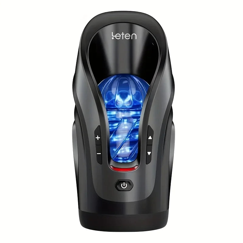 US Local Warehouse Charging Male Masturbation  Automatic Telescopic Dildo Suction Heating Sound Voice Realistic Feeling First