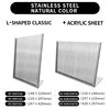 Practical Metal Desktop Menu Display Poster Board Business Card Stand for Store Office Table Decoration Accessory