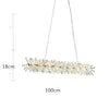 Luxury Crystal Chandeliers Adjustable Height Single Double Ring-for Hotel Lobby Villa Home Decor 3000K AC Factory Direct Sales