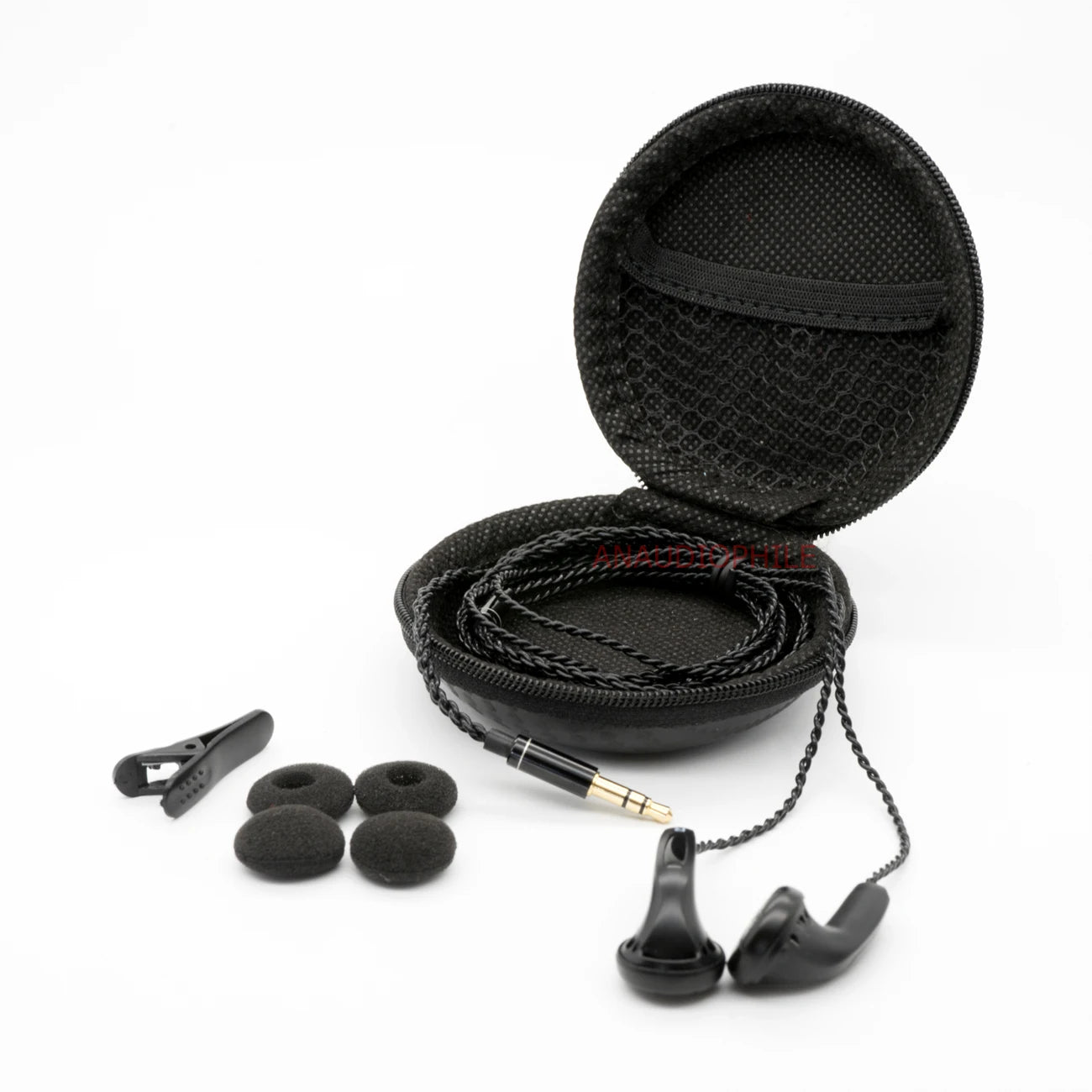 HiFi Audiophile Earphones Flat Head In-Ear DIY HiFi Headset Beryllium Diaphragm Wired Bass DJ Earbuds