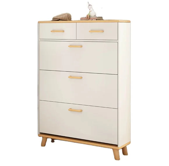 Modern Extendable Wooden Shoe Rack for Home School Living Room Furniture Shoe Storage for Apartment