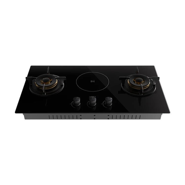 Energy Efficient Stainless Steel Mechanical Knob Control Embedded Built-In Gas Electric Integrated Cooker