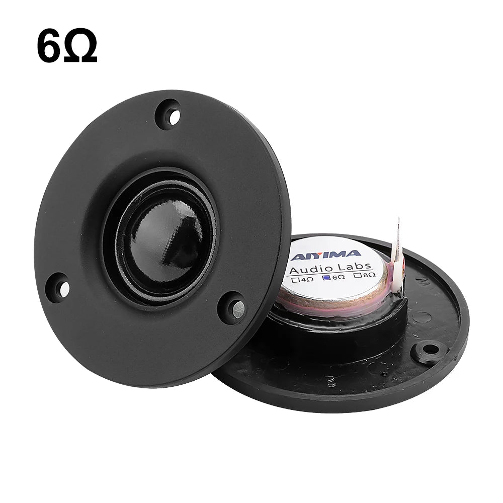 AIYIMA 2Pcs 3 Inch Tweeter Sound Music Speaker 25 Core Silk Membrane 4 6 Ohm 20W Treble HIFI Speaker Home Theater Loudspeaker