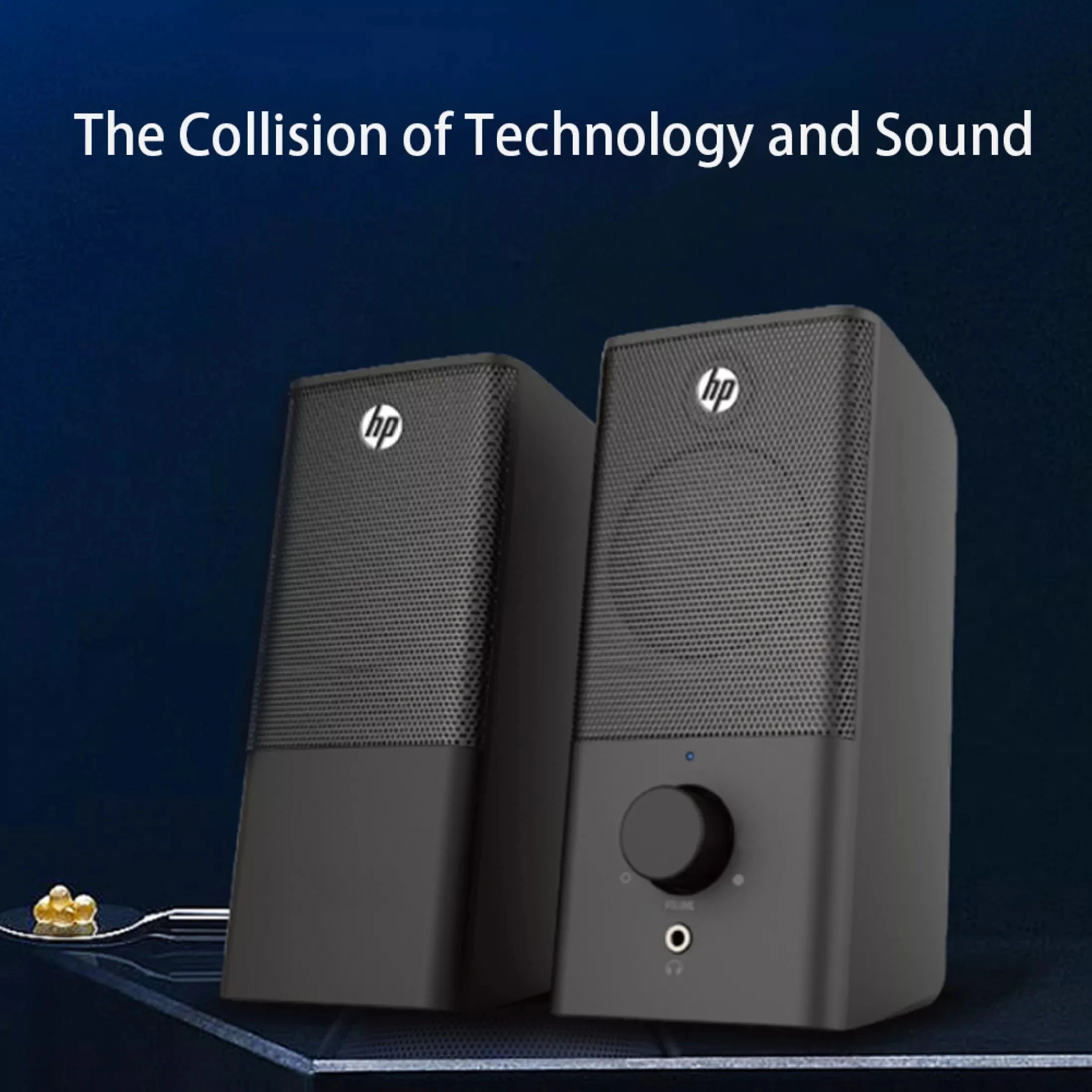Multimedia Computer Speaker Desktop Office Home Stereo Small USB+3.5mm Jack for Laptop TV Mobile Phone