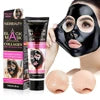 Black Mask Collagen  Blackhead Acne Cleansing Pore Minimizing Moisturizing Peel Off Facial Mask Hydrating Tear Mask Nasal Strip