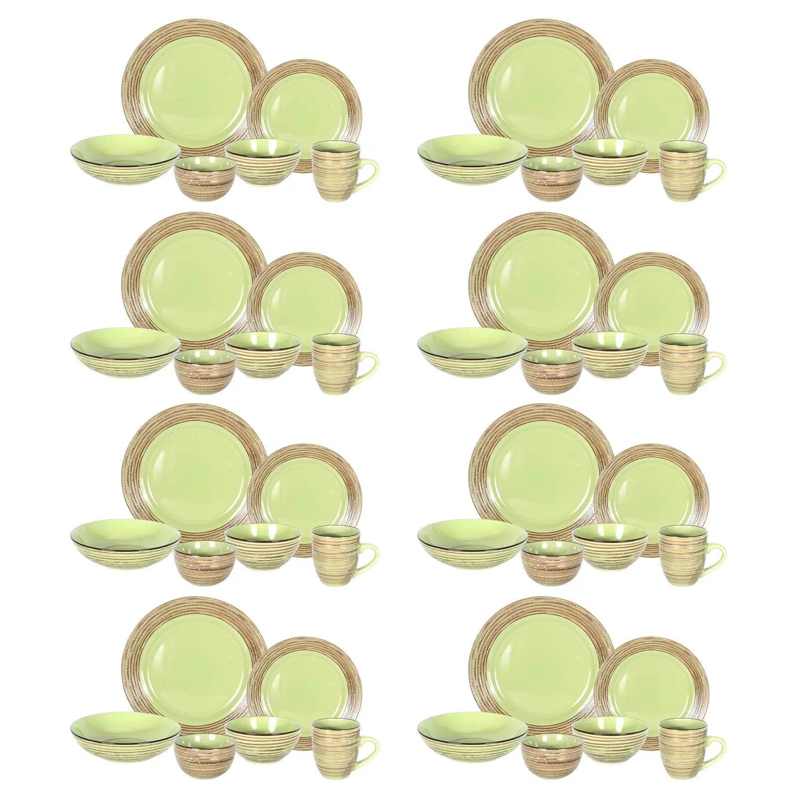Kitchen Dinnware Plates Unique Design Houseware Sets Microwave Safe Stoneware Ceramic Dinner Sets Restaurant