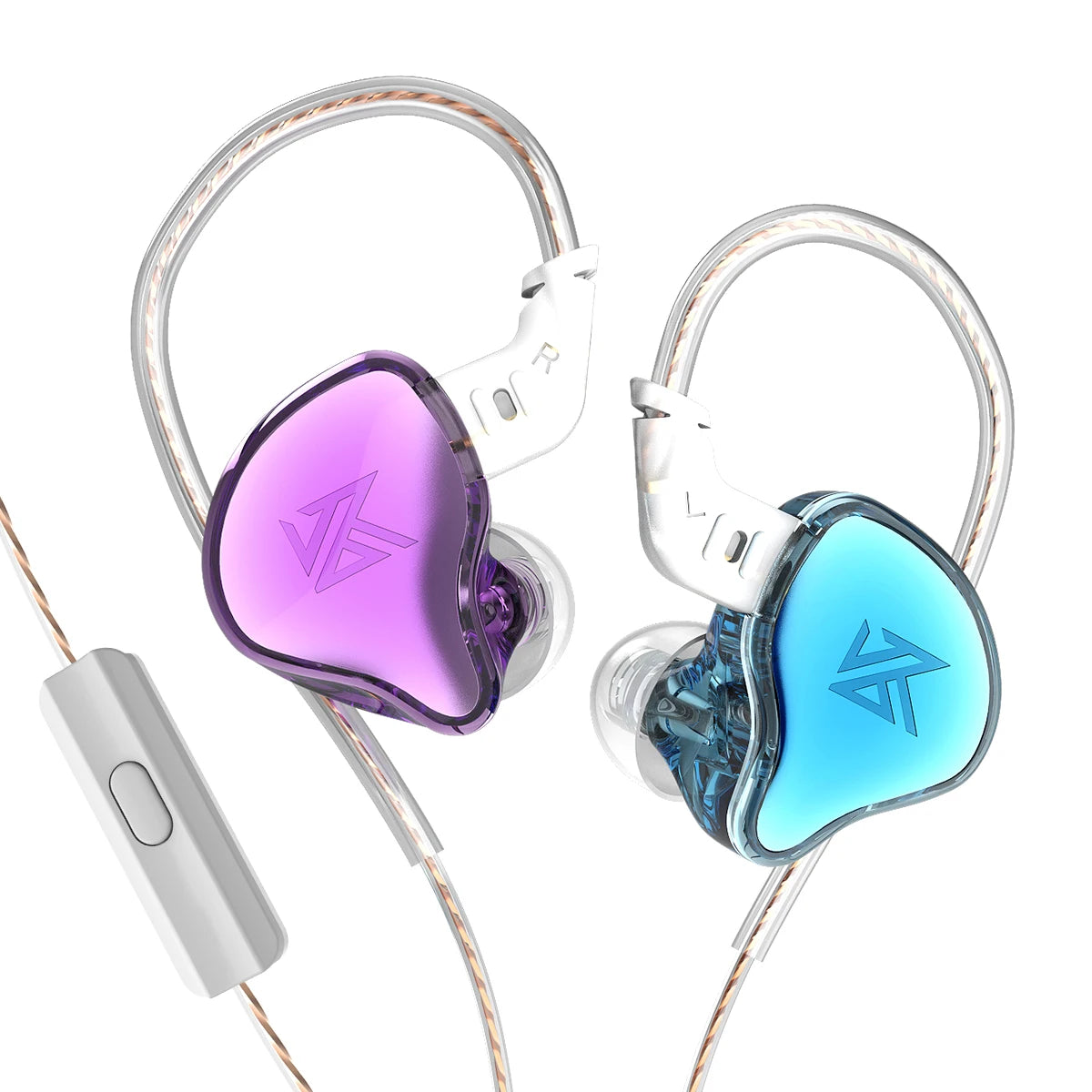 KZ EDC Wired Earphones HIFI Bass Earbuds In Ear Monitor Headphones Sport Noise Cancelling Game Headset