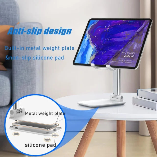 Noayi Universal Adjustable Tablet and Mobile Phone Holder Foldable Desk and Bed Stand for iPhone iPad Other Mobile Devices
